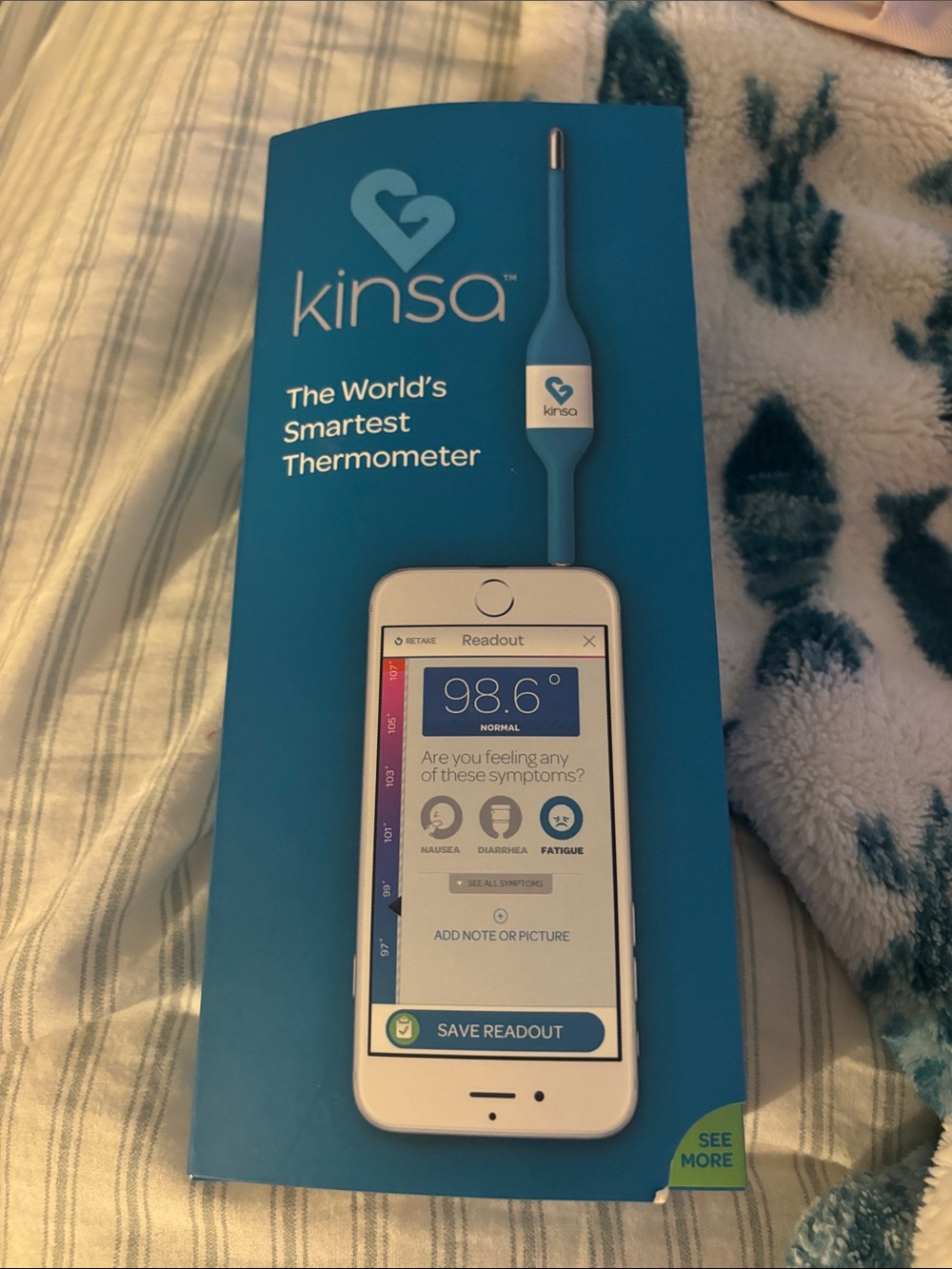 Kinsa Kids Smart Thermometer – Blue